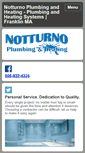 Mobile Screenshot of notturnoplumbingandheating.com